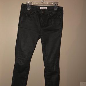 Dark grey skinny jeans